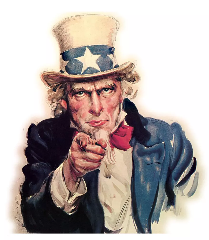 Uncle Sam pointing at you